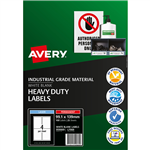 AVERY 959069 L7069 HEAVY DUTY LASER LABELS 4UP WHITE PACK 25