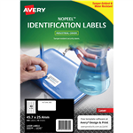 AVERY 959230 L6145 NO PEEL LABELS 40UP 457 X 254MM WHITE PACK 10