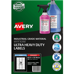 AVERY 959241 ULTRA HEAVY DUTY LABEL 635 X 339MM WHITE PACK 10