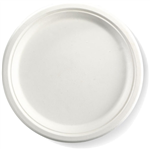 BIOPAK BIOCANE ROUND PLATE 250MM WHITE PACK 125