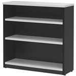 YS DESIGN OXLEY BOOKCASE 3 SHELF 900 X 315 X 900MM WHITEIRONSTONE