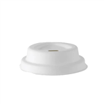 BIOPAK BIOCUP LID PLANT FIBRE 63MM WHITE PACK 50