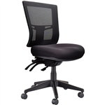 BURO METRO II 247 TASK CHAIR MEDIUM MESH BACK 3LEVER NYLON BASE BLACK