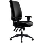 BURO TIDAL CHAIR HIGH BACK ARMS BLACK