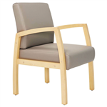 BURO BELLA GUEST CHAIR WITH ARMS DILLON PU STRATUS