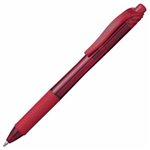 PENTEL BL110 ENERGELX RETRACTABLE GEL INK PEN 10MM RED