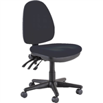 BURO VERVE TASK CHAIR HIGH BACK 3LEVER JETT BLACK