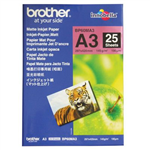 BROTHER BP60M PHOTO PAPER 145GSM A3 MATTE WHITE PACK 25