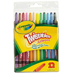 CRAYOLA TWISTABLES CRAYONS ASSORTED PACK 12