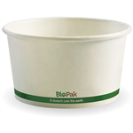 BIOPAK BIOBOWL BOWL 390ML WHITE PACK 25