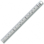 LINEX SL15 STEEL RULER IMPERIALMETRIC 150MM