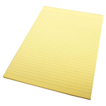QUILL RULED BOND PAD 70GSM 70 LEAF A4 YELLOW