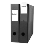 3L SPINE LABEL HOLDERS 55 X 102MM CLEAR PACK 6