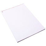 QUILL EXAM PAD RED MARGIN 60GSM 90 LEAF A4 WHITE