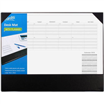 BANTEX DESK PAD WITH WEEKLY CALENDAR 450 X 590MM BLACK