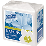 CASTAWAY LUNCHEON NAPKINS WHITE 2PLY 310 X 310MM WHITE PACK 100