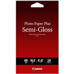 CANON SG201 PHOTO PAPER PLUS SEMI GLOSS 260GSM 4 X 6 INCH WHITE PACK 20
