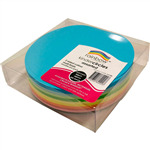 RAINBOW KINDER SHAPES PAPER CIRCLES DOUBLE SIDED 85GSM 180MM MATTE ASSORTED PACK 500