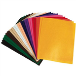 COLORIFIC FELT SQUARES 225 X 300MM ASSORTED PACK 24