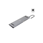 COMSOL USBC TO TRIPLE 4K HDMI MONITOR DOCKING STATION GREY