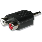 COMSOL AUDIO ADAPTER 35MM STEREO MALE TO 2 X RCA FEMALE