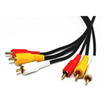 COMSOL COMPOSITE CABLE 3 X RCA MALE TO 3 X RCA MALE 10M