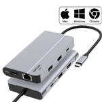 COMSOL USBC DUAL HDMI MONITOR 9 PORT DOCKING STATION