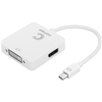 COMSOL MINI DISPLAYPORT ADAPTER MALE TO HDMI  DVI  DISPLAYPORT 200MM WHITE
