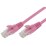 COMSOL RJ45 PATCH CABLE CAT5E 1M PINK