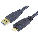 COMSOL USB SUPERSPEED PERIPHERAL CABLE 30 A MALE TO MICRO B MALE 1M BLACK