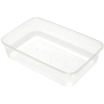 CAPRI MICROWAVABLE CONTAINERS RECTANGLE 650ML PACK 50