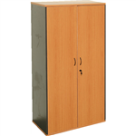 RAPID WORKER CUPBOARD LOCKABLE 1800 X 900 X 450MM BEECHIRONSTONE