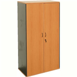RAPID WORKER CUPBOARD LOCKABLE 1800 X 900 X 450MM CHERRYIRONSTONE