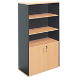 RAPID WORKER WALL UNIT LOCKABLE 1800 X 900 X 450MM BEECHIRONSTONE