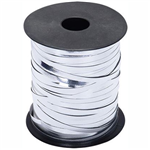 CUMBERLAND CURLING RIBBON 5MM X 460M SILVER