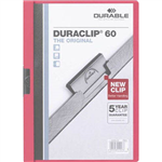 DURABLE DURACLIP DOCUMENT FILE PORTRAIT 60 SHEET CAPACITY A4 RED