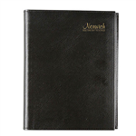CUMBERLAND NORWICH 41S SPIRAL DIARY PVC DAY TO PAGE A4 BLACK