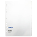 INITIATIVE DIVIDERS MANILLA 5TAB A4 WHITE