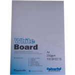 COLOURFUL DAYS WHITE PASTEBOARD 200GSM A4 PACK 100