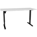 CONSET 50133 ELECTRIC HEIGHT ADJUSTABLE DESK 1500 X 800MM WHITEBLACK