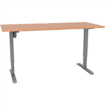 CONSET 50133 ELECTRIC HEIGHT ADJUSTABLE DESK 1500 X 800MM BEECHSILVER