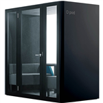 D POD 24 PERSON OFFICE POD BLACK