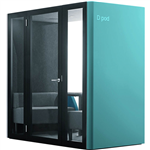 D POD 24 PERSON OFFICE POD TURQUOISE