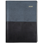 COLLINS VANESSA 145V99 DIARY DAY TO PAGE A4 BLACK