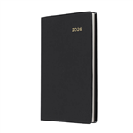 COLLINS BELMONT POCKET 357V99 DIARY WEEK TO VIEW A7 BLACK