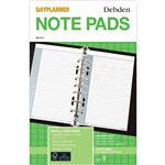DEBDEN DAYPLANNER DK1011 DESK EDITION REFILL NOTEPAD 216 X 140MM WHITE PACK 2