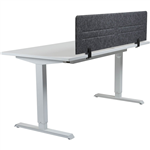 HEDJ ABOVE PET DESK MOUNTED SCREEN 1400 X 340MM CHARCOAL