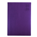 DEBDEN SILHOUETTE S4100P55 DIARY DAY TO PAGE A4 PURPLE