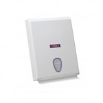 CAPRICE COMPACT TOWEL DISPENSER PLASTIC WHITE