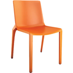BURO MEG VISITOR CHAIR STACKABLE ORANGE